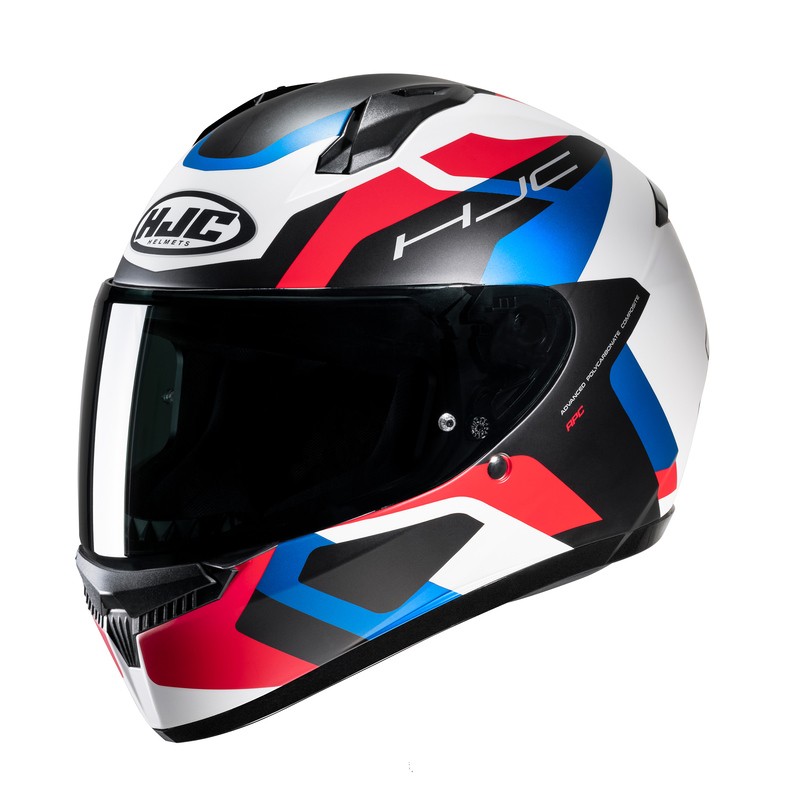 KASK HJC C10 TINS WHITE/BLUE/RED 