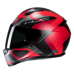 KASK HJC C10 TINS BLACK/RED 