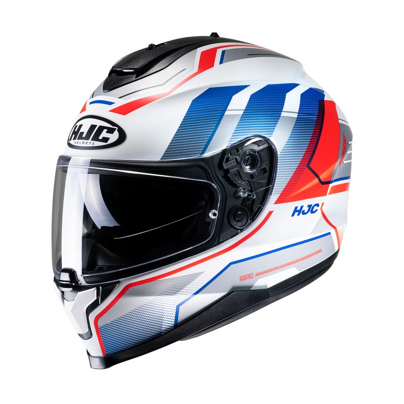 KASK HJC C70 NIAN WHITE/BLUE/RED 