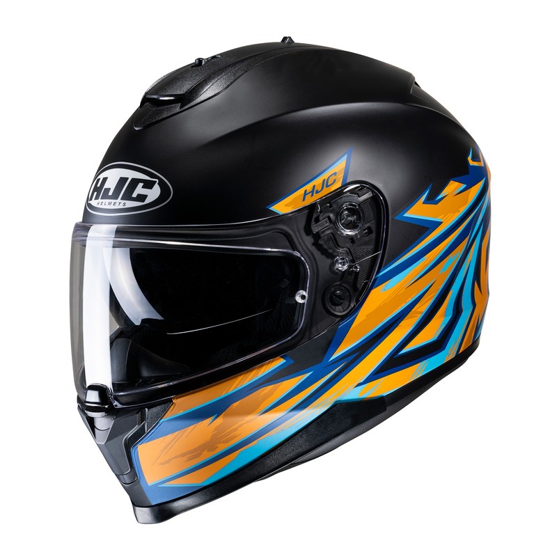 KASK HJC C70 PENTAS ORANGE/BLUE 