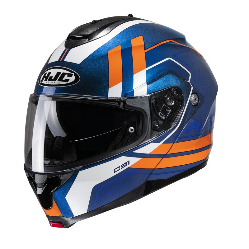 KASK HJC C91 OCTO BLUE/ORANGE 