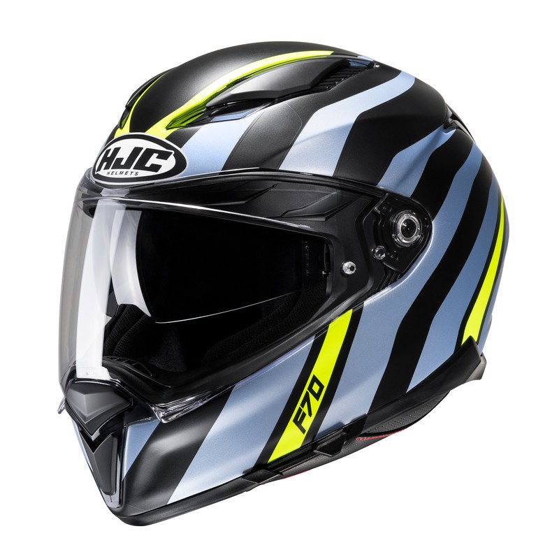 KASK HJC F70 GALLA BLUE/YELLOW 