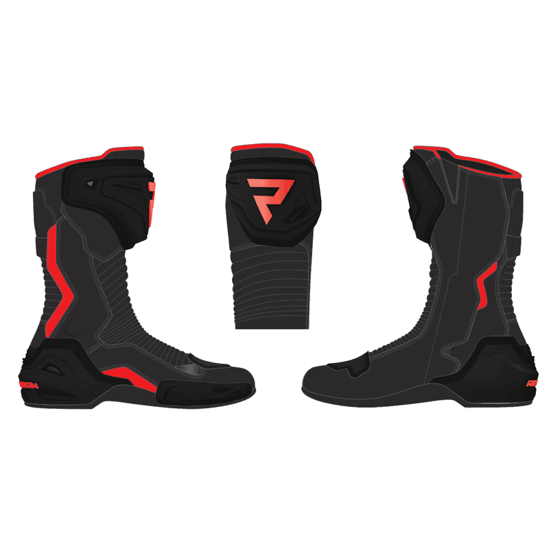 BUTY REBELHORN FIGHTER BLACK/RED 36
