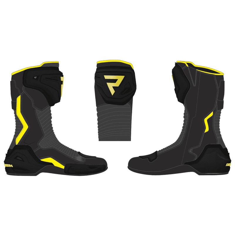 BUTY REBELHORN FIGHTER BLACK/FLUO YELLOW BUTY REBELHORN FIGHTER BLACK/FLUO YELLOW
