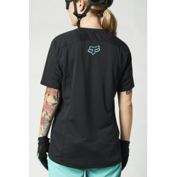 KOSZULKA ROWEROWA FOX LADY DEFEND BLACK  ENDURO CROSS