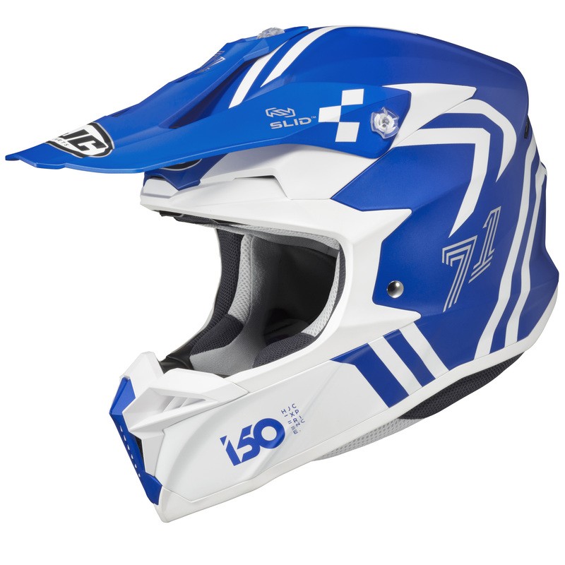 KASK HJC I50 HEX WHITE/BLUE 