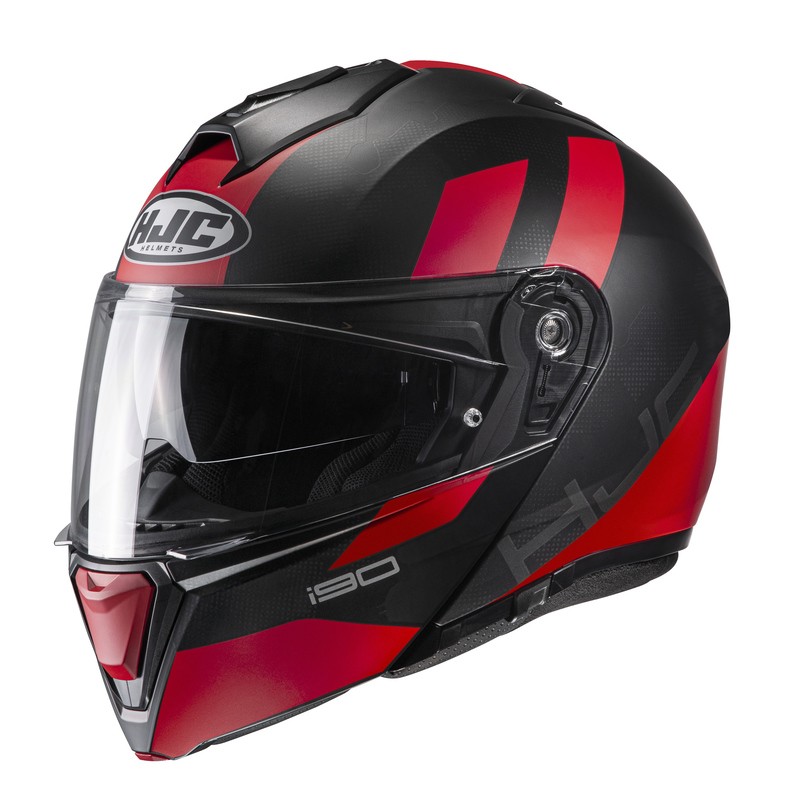 KASK HJC I90 SYREX BLACK/RED XS