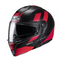 KASK HJC I90 SYREX BLACK/RED XS