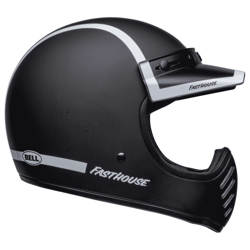 KASK BELL MOTO-3 FH OLD ROAD MATTE/GLOSS BLACK/WHITE 