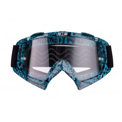 GOGLE IMX MUD GRAPHIC BLUE/BLACK - SZYBA CLEAR (1 SZYBA W ZESTAWIE) ENDURO CROSS