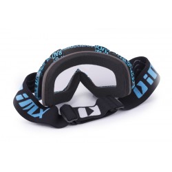 GOGLE IMX MUD GRAPHIC BLUE/BLACK - SZYBA CLEAR (1 SZYBA W ZESTAWIE) ENDURO CROSS