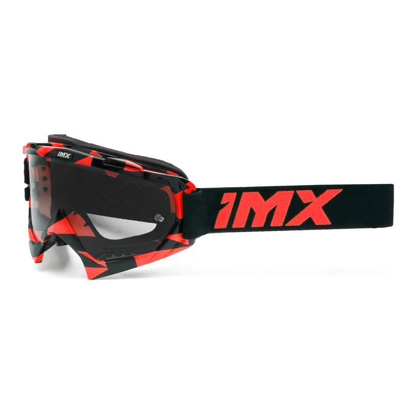 GOGLE IMX MUD GRAPHIC RED GLS/BLACK - SZYBA CLEAR (1 SZYBA W ZESTAWIE) ENDURO CROSS