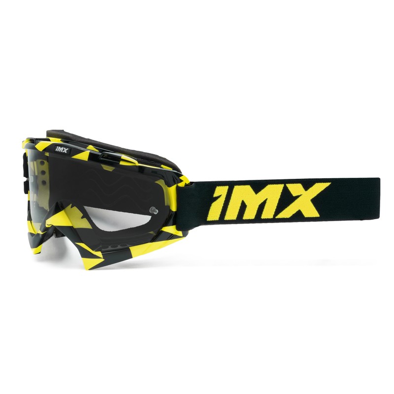 GOGLE IMX MUD GRAPHIC FLUO YELLOW GLS/BLACK - SZYBA CLEAR (1 SZYBA W ZESTAWIE) ENDURO CROSS