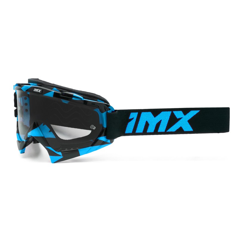 GOGLE IMX MUD GRAPHIC BLUE GLS/BLACK - SZYBA CLEAR (1 SZYBA W ZESTAWIE) ENDURO CROSS