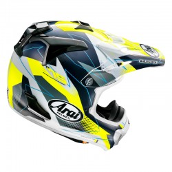 KASK ARAI MX-V RESOLUTE FLUOR YELLOW 