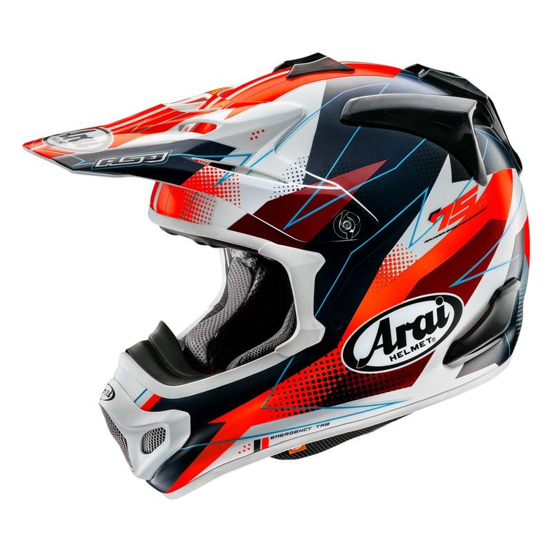 KASK ARAI MX-V RESOLUTE RED 
