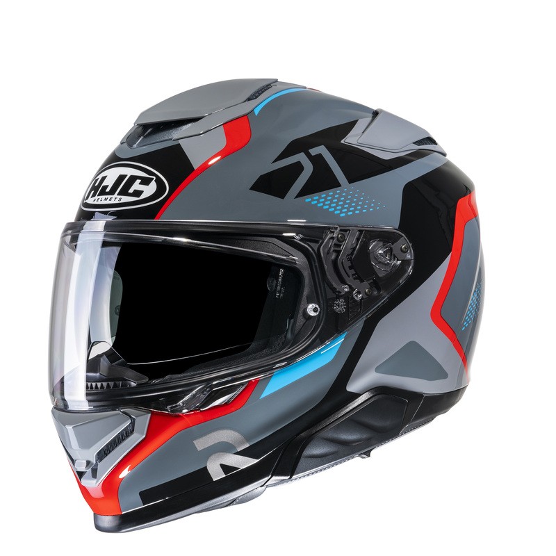 KASK HJC RPHA71 HAPEL GREY/RED 