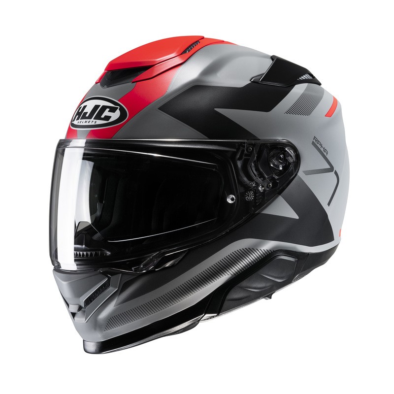 KASK HJC RPHA71 PINNA GREY/RED 