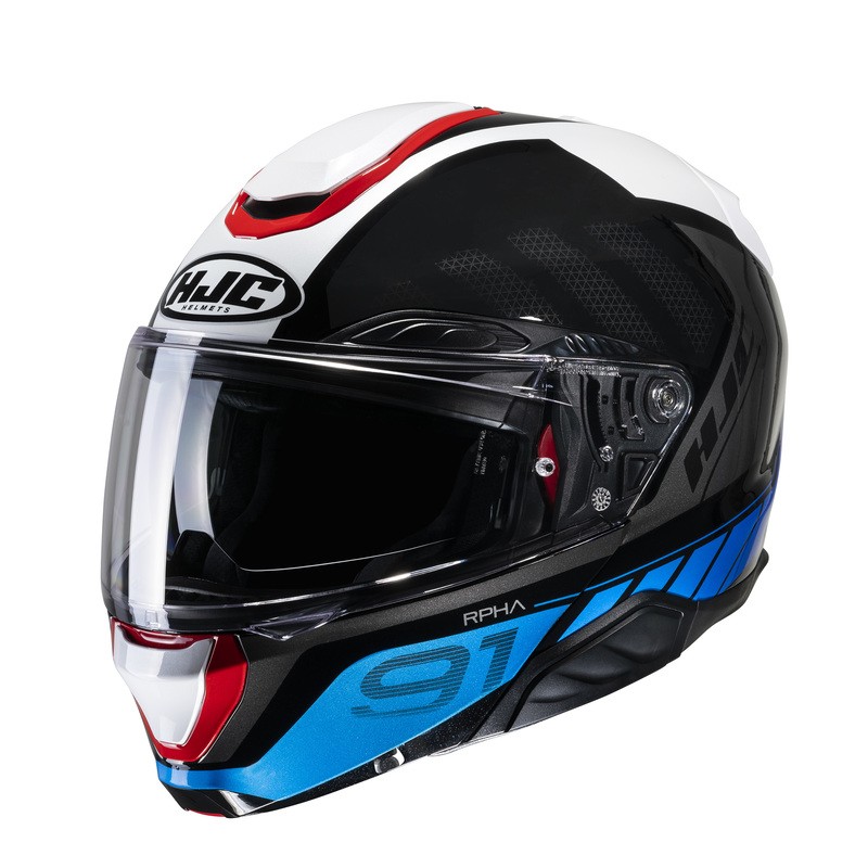 KASK HJC RPHA91 RAFINO WHITE/BLUE/RED 