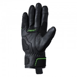 RĘKAWICE SKÓRZANE RST S1 MESH CE BLACK/GREY/NEON GREEN  (3182)