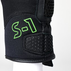 RĘKAWICE SKÓRZANE RST S1 MESH CE BLACK/GREY/NEON GREEN  (3182)