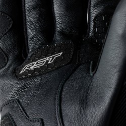 RĘKAWICE SKÓRZANE RST S1 MESH CE BLACK/BLACK/WHITE  (3182)