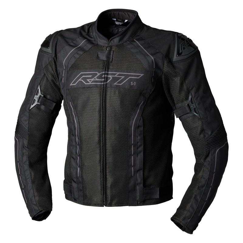 KURTKA TEKSTYLNA RST S1 MESH CE BLACK/BLACK  (3117)