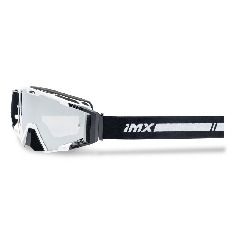 GOGLE IMX SAND WHITE GLS - SZYBA SILVER IRIDIUM + CLEAR (2 SZYBY W ZESTAWIE) ENDURO CROSS
