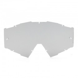GOGLE IMX SAND GREY MATT/FLUO YELLOW - SZYBA SILVER IRIDIUM + CLEAR (2 SZYBY W ZESTAWIE) ENDURO CROSS