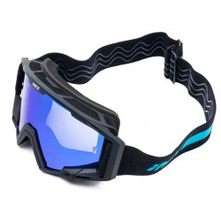 GOGLE IMX SAND BLACK MATT/BLUE - SZYBA BLUE IRIDIUM + CLEAR (2 SZYBY W ZESTAWIE) ENDURO CROSS