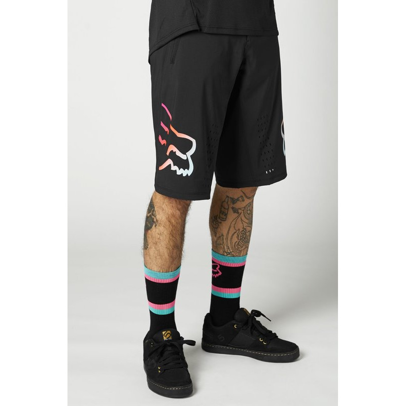SPODENKI ROWEROWE FOX DEFEND BLACK  ENDURO CROSS
