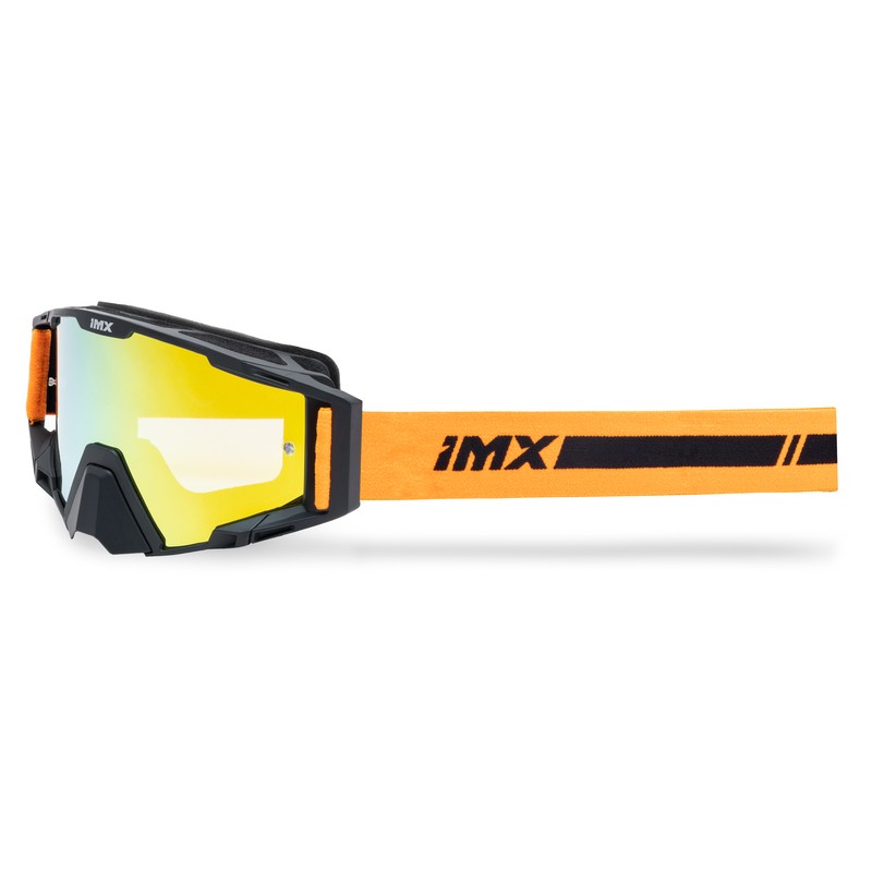 GOGLE IMX SAND BLACK MATT/ORANGE - SZYBA ORANGE IRIDIUM + CLEAR (2 SZYBY W ZESTAWIE) ENDURO CROSS