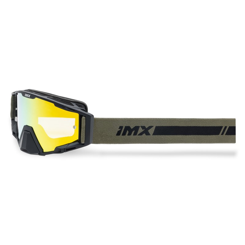 GOGLE IMX SAND BLACK MATT/BRONZE - SZYBA ORANGE IRIDIUM + CLEAR (2 SZYBY W ZESTAWIE) ENDURO CROSS