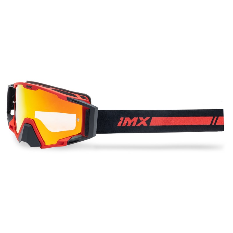 GOGLE IMX SAND RED MATT/BLACK - SZYBA RED IRIDIUM + CLEAR (2 SZYBY W ZESTAWIE) ENDURO CROSS