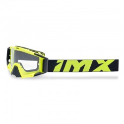 GOGLE IMX SAND FLUO YELLOW MATT/BLACK - SZYBA SILVER IRIDIUM + CLEAR (2 SZYBY W ZESTAWIE) ENDURO CROSS