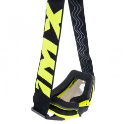 GOGLE IMX SAND FLUO YELLOW MATT/BLACK - SZYBA SILVER IRIDIUM + CLEAR (2 SZYBY W ZESTAWIE) ENDURO CROSS