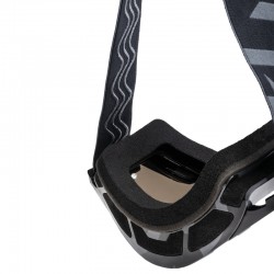 GOGLE IMX SAND GRAPHIC BLACK GLS/GREY - SZYBA SILVER IRIDIUM + CLEAR (2 SZYBY W ZESTAWIE) ENDURO CROSS