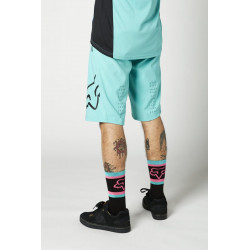 SPODENKI ROWEROWE FOX DEFEND TEAL  ENDURO CROSS