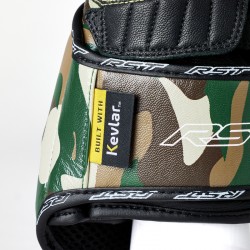RĘKAWICE SKÓRZANE RST TRACTECH EVO 4 CE KHAKI CAMO  (2666)