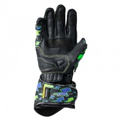 RĘKAWICE SKÓRZANE RST TRACTECH EVO 4 CE NEON GREEN/PURPLE BOLT  (2666)