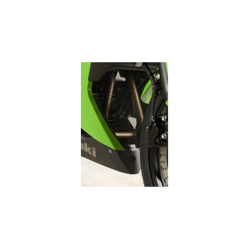 OSŁONA KOLEKTORÓW WYDECHOWYCH RG RACING KAWASAKI NINJA 300 / NINJA 250 13-17 BLACK