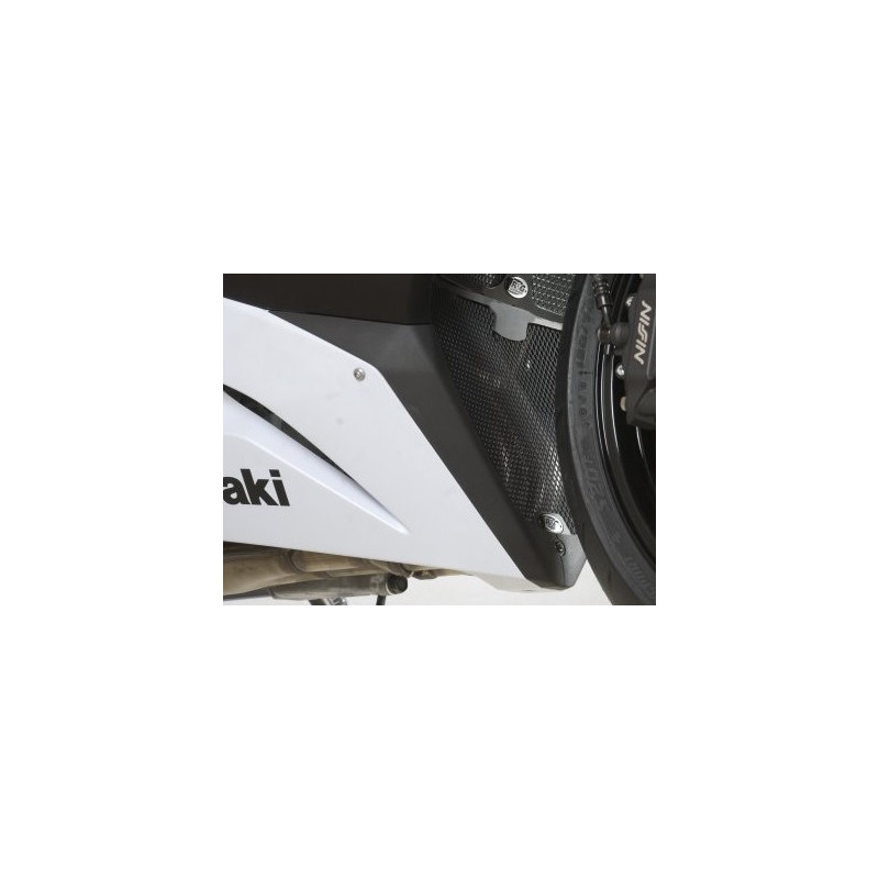 OSŁONA KOLEKTORÓW WYDECHOWYCH RG RACING KAWASAKI ZX6R 13-18 BLACK