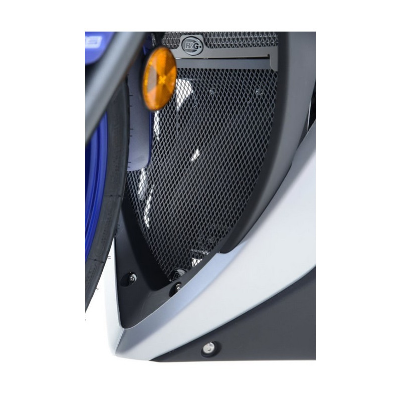 OSŁONA KOLEKTORÓW WYDECHOWYCH RG RACING YAMAHA YZF-R25 14-18 / R3 15-18 BLACK