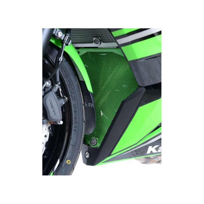 OSŁONA KOLEKTORÓW WYDECHOWYCH RG RACING KAWASAKI NINJA 650 17- GREEN