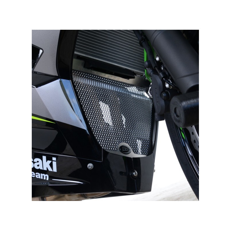 OSŁONA KOLEKTORÓW WYDECHOWYCH RG RACING KAWASAKI NINJA 400 18- / NINJA 250 18- BLACK