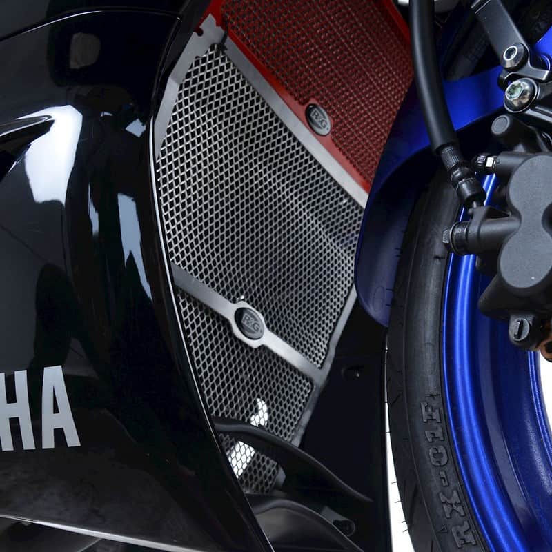 OSŁONA KOLEKTORÓW WYDECHOWYCH RG RACING YAMAHA YZF-R25 19- / R3 19- TITANIUM