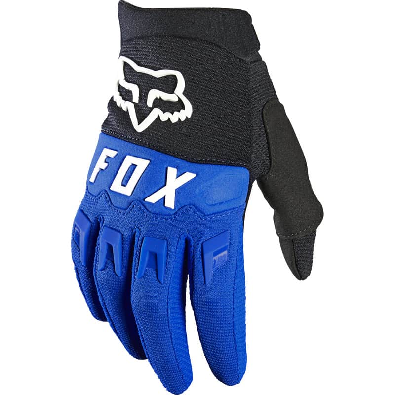 RĘKAWICE FOX JUNIOR DIRTPAW BLUE  ENDURO CROSS