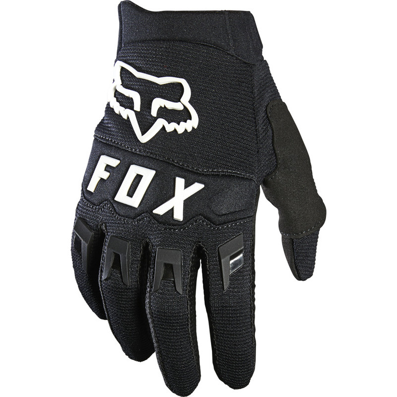 RĘKAWICE FOX JUNIOR DIRTPAW BLACK/WHITE  ENDURO CROSS