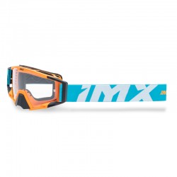 GOGLE IMX SAND ORANGE MATT/BLUE/WHITE - SZYBA ORANGE IRIDIUM + CLEAR (2 SZYBY W ZESTAWIE) ENDURO CROSS