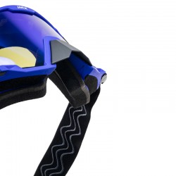 GOGLE IMX SAND BLUE MATT/BLACK - SZYBA BLUE IRIDIUM + CLEAR (2 SZYBY W ZESTAWIE) ENDURO CROSS